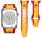 Correa de reloj de silicona con bandera de España compatible con Apple Band para iWatch Series de 42 mm y 44 mm, talla única, Silicona, No es una piedra preciosa