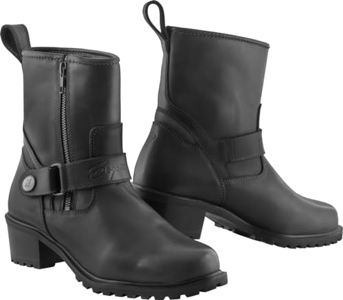 Bogotto Valencia wasserdichte Damen Motorrad Stiefel, schwarz, 38