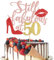 Crseniny Rose Gold Glitter Still Fabulous at 50 Cake Topper,Happy 50th Birthday Cake Topper,Queen High heels Big Red lips Cake Topper,Women 50th Birthday Party Cake Decorations