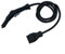 Feegow Lot de 1 tuyau de nettoyeur vapeur Karcher 4.322-046.0 4.322-047.0, pièce de rechange pour SC5 pour SG 4/4, connexion de 2,5 m avec poignée et interrupteur