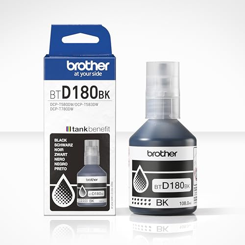 Brother Tintenflasche BTD180BK, schwarz