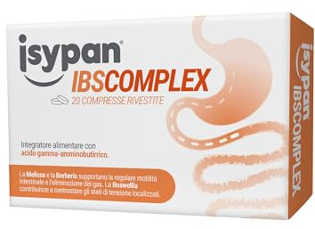 Isypan IBS Complex – Integratore per Intestino Irritabile, Con Boswellia, Melissa e GABA, Supporto Digestione, Gonfiore e Benessere Intestinale [ Vari Formati]