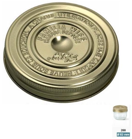 Lot De 6 Couvercles À Vis 8.2cm - 610087