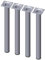 Element System 18133-00347 Möbelfuß rund – Stahlrohrfuß, ideal als Tischbein für die Gestaltung individueller Möbelstücke – Ø 30 mm, Chrom, Länge 400 mm, 4 Stück