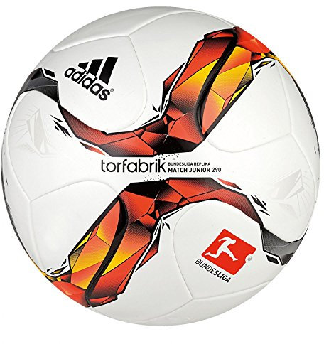 adidas Unisex - Kinder Fußball Torfabrik DFL Junior 290, weiß/orange, 4, S90208