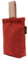 McAlister Textiles Butée de Porte en Laine Uni texturé Tissu décoratif Rouge 21 x 17 cm