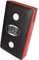 BAY® Leder PU 3 Pointer Schlagpolster, Schlagkissen, 75 cm, schwarz/rot, Gross, Schlagkissen, Trittkissen, Kickpolster, Pratze Pratzen Bodyshield Kickboxen Thaiboxen Muay Thai MMA Karate