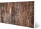 banjado Magnettafel weiß 78 x 37cm / Magnetwand Metall/Magnetpinnwand als Memoboard/Pinnwand Magnettafel Küche, Büro, Kinderzimmer inkl. 4 Magnete & Montageset - Motiv Altes Holz