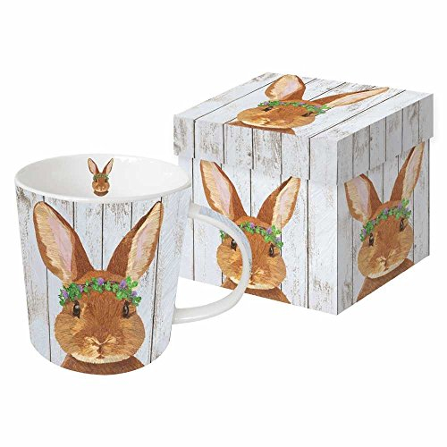 Paperproducts Design Two Can Art 603100 Tasse en porcelaine anglaise Marron