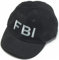 Fan-O-Menal Baseballcap mit Einstickung - FBI - 68302 schwarz - Baumwollcap Cap Kappe