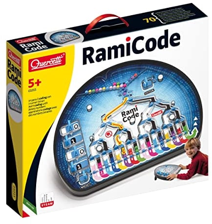 Quercetti 1015 Quercetti-1015 Rami Educational Binary Code Game-STEM Toy, Multi-Colore