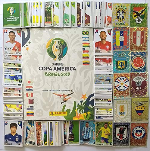 HARDCOVER PANINI Copa America 2019 Album Complete Set Stickers + Album