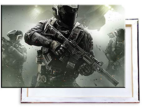 Unified Distribution Call of Duty - 60x40 cm Kunstdruck auf Leinwand • erstklassige Druckqualität • Dekoration • Wandbild