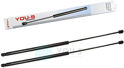YOU.S AL66992 Gasfeder für Heckscheibe Länge: 740 mm Kraft: 150 N (2 Stück)
