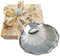 Concha Bautizo Personalizada Plata bilaminada de cristal color Nacarado