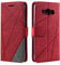 Hülle für Galaxy J5 2016, SONWO Premium Leder PU Handyhülle Flip Case Wallet Silikon Bumper Schutzhülle Klapphülle für Galaxy J5 2016, Rot