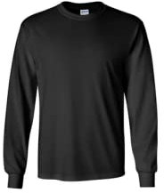 Gildan Long Sleeve T Shirt 100% Cotton Indigo