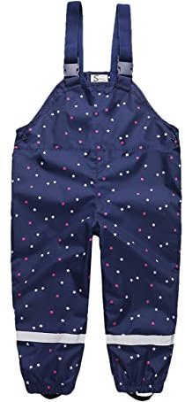 SEVEN BB Pantaloni Impermeabili Bimba Bimbo Unisex Pantaloni Antipioggia Stella Traspiranti Riflettenti Pantaloni Riflettenti Antivento per Ragazzi Ragazze 18 Mesi
