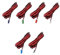 6 Pieces Cable de bocina Speaker Sound Red Black Wire Cord Cable Compatible With Samsung Home Cinema System