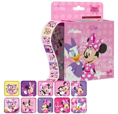 FEIFEI'S BOW 200 Stück Kinder Kleinkind Prinzessin Elsa Mickey Mouse Dinosaurier Aufkleber Party Tütenfüller Jungen Mädchen Lehrer als Belohnung Handwerk Scrapbooking in Box Geschenkset (Minnie)