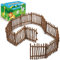 EYSCOTA Realistisches Spielzeug Zaun, große Korral Fechten Panel Zubehör Playset, Bauernhof Zaun Spielzeug für Scheune Paddock Pferd Stall Pferde Figuren, pädagogische Geschenk für Kinder Kleinkind