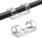 VIPMOON 70P Clips de Cable Adhesivo 9mm Transpariente Clips Adhesivos para Cables Pared Cables USB TV PC de Hogar Oficina