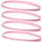 4 Stück Haarband Jungs Sport, Haarband Herren, Stirnband Damen, Haarbänder Damen Dünn, für Yoga Fußball Joggen, Fussball-Rosa