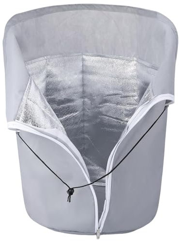 Bolsa de protección anticongelante, bolsa para invierno resistente, bolsa de protección anticongelante para | Fundas anticongelantes para jardín con cremalleras y cordón
