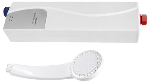 Scaldabagno per doccia, 3000 W, con kit doccia, soffione doccia riscaldato, scaldabagno per doccia, riscaldatore per soffione doccia, riscaldatore per soffione doccia con acqua