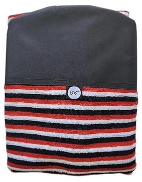 ATUMY Surfboard Tasche Cover 7ft/7,6ft/8ft/8,6ft/9ft/10ft Surfbrett-Sockenhülle, Baumwoll-Schutztasche für Shortboard, Funboard, Sup Board, Skimboard-Hülle Surfboard Deck Bag(8.6ft)