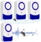 4 Stück Ultraschall Schädlingsbekämpfer,Elektronische Insektenschutzmittel,Indoor-Pest Repeller,Elektronische Ultraschall Gegen mäuse,zur Abwehr von Mücken,Ratten,Kakerlaken,Fliegen und Ameisen