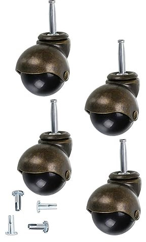 SOIMISS 4stücke Stuhlräder Für Bürostühle Ersatzräder Für Computerstühle Schwere Räder Für Stühle Ohne Bremse Räder Für Heimstühle Lenkräder Für Möbel Und