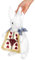 Leg Avenue Handtasche in Hasenform, 1 Stück, White, Gold