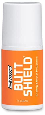 2Toms ButtShield – Película protectora ccontra rozaduras de la silla, quemaduras por fricción, erupciones en el área de los glúteos y las zonas de riesgo (Roll-On de 45 ml)
