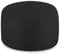 Bean Bag Bazaar Sitzsack Hocker, Scharzw, Outdoor Sitzsack mit Füllung, Bean Bag, Wasserabweisender Stoff, Pouf Fußhocker für Wohnzimmer, Garten, Terrasse