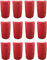 Haftbandage – 12 Rollen x 10 cm x 4,5 m, Erste Hilfe, Sport, Bandagen, COBOX Tierarztverband selbstklebende Bandagen, rot