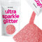Hemway Ultra Sparkle Glitter - Rose Gold | Ultrafine Metallic Flakes for Resin & Epoxy Crafts | Supplies for Tumblers, Festival, Hair, Face, Body, Eye & Nail Art Decoration | 100 g
