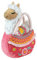 Jemini 023783 LOLA LE LAMA Plüschtier +/-24 cm im Beutel plüsch, weiß