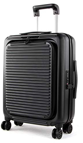 Mandarina Duck TANK CASE - TROLLEY CABIN W/FRONT PC POCKET schwarz (Schwarz) 40 x 55 x 20 (BxHxB)