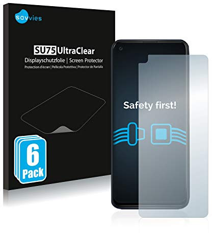 savvies Protection Ecran pour Wiko View 5 Plus (6 Pièces) - Film Protection Ultra Clair