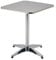 METRO Professional Outdoor Bistrotisch Narni, Aluminium, 60 x 60 cm, Wetterfest, Quadratisch, Silber