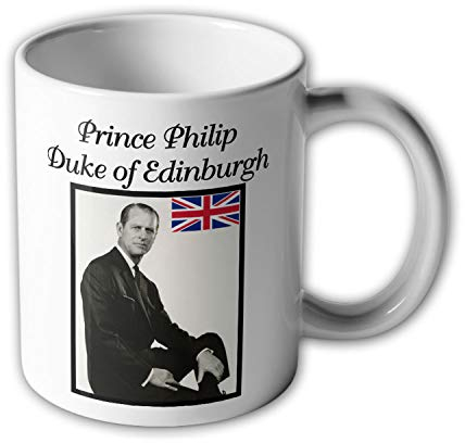 Tasse Prince Philip Duke of Edinburgh UK England HRH Great Britain #36943