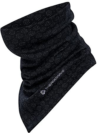 Multifunktionstuch Schlauchschal - Merino Wolle Halstuch Bekleidung Motorrad Mask - Winter Gesichtsschal für Skifahren Snowboard Wandern - 80% Merino Wolle, 20% Polyamid Außen & Polyester Innen