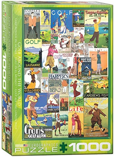 empireposter Vintage Werbeposter Golf - 1000 Teile Puzzle Format 68x48 cm
