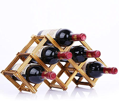 Vinoteca 6 Botellas, Plegables Vitrinas para Coleccione Carbón, para para Exhibición de Vinos, Barra de Bar, Cerveza, Vinoteca Bodega para Vino