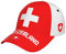 747 Herren Damen Baseball Kappen Schweiz-Flagge Cooler Schweizer Baseball Cap Leicht Outdoor Hut Mode Distressed Basecap Für Draussen Sport Laufen