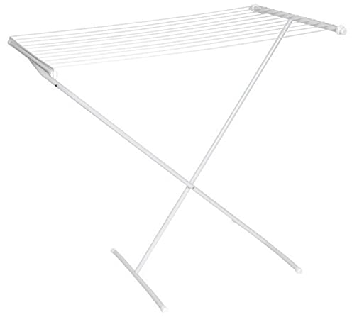 TIENDA EURASIA - Tendedero Plegable, Tendedero de Ropa Fabricado en Acero, Tendedero Interior de 81 x 55 x 83 cm, Tendedero Balcon Equivale a 10 Metros de Cuerda