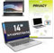 LAMA Universal 14 Inch Laptop Privacy Screen Protector for 14 Laptops, Anti-Glare & Blue Light Filter, UV Protection, Privacy Screen Filter (12.2x6.85) Reduces Eye Strain (16:9)