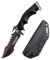 TANSOLE Outdoor Messer 11.8cm Feststehende Klinge Jagdmesser für Bushcraft Survival Camping Outdoormesser überlebensmesser (Kydex Scheide)