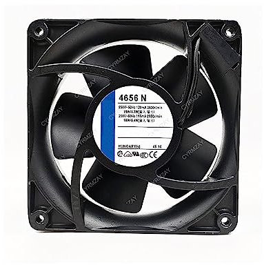 CYRMZAY Ventilateur de refroidissement compatible 4656N AC 230V 50/60Hz 18W/19W 120x38x38mm pour serveurs